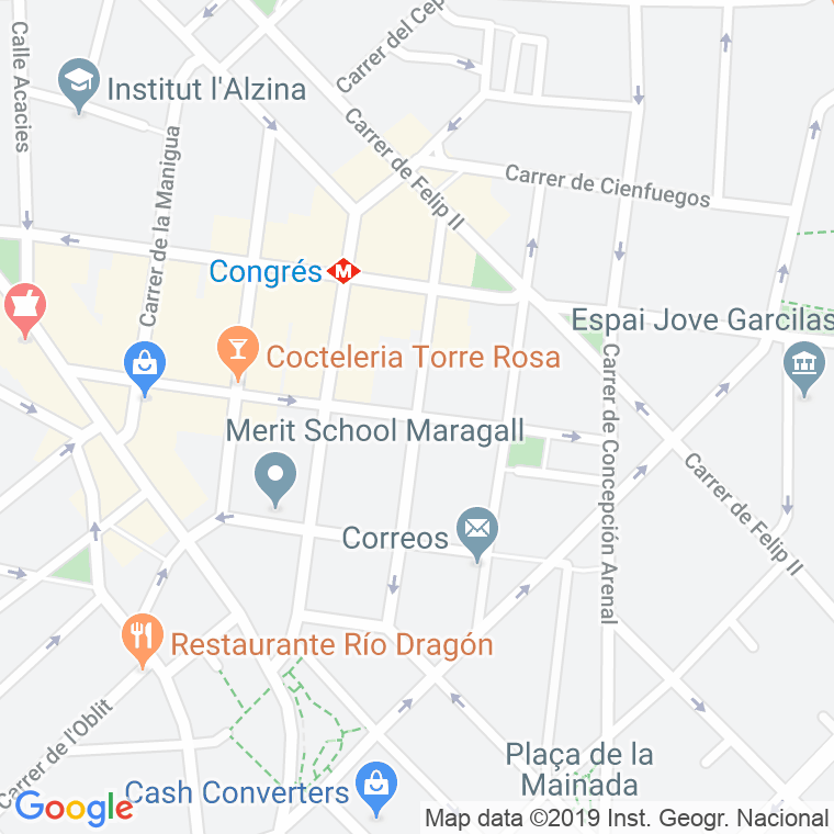Código Postal calle Matanzas en Barcelona