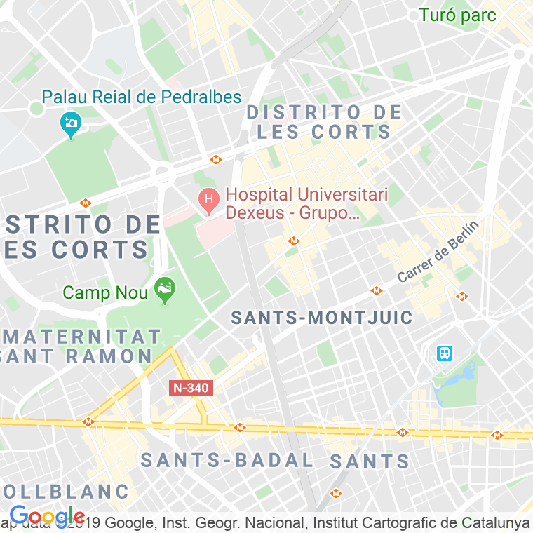 Código Postal calle Corts, De Les   (Impares Del 1 Al Final)  (Pares Del 2 Al Final) en Barcelona