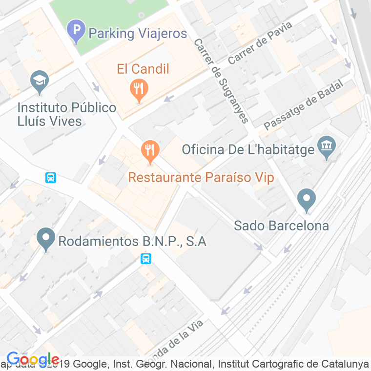 Código Postal calle Esteras en Barcelona
