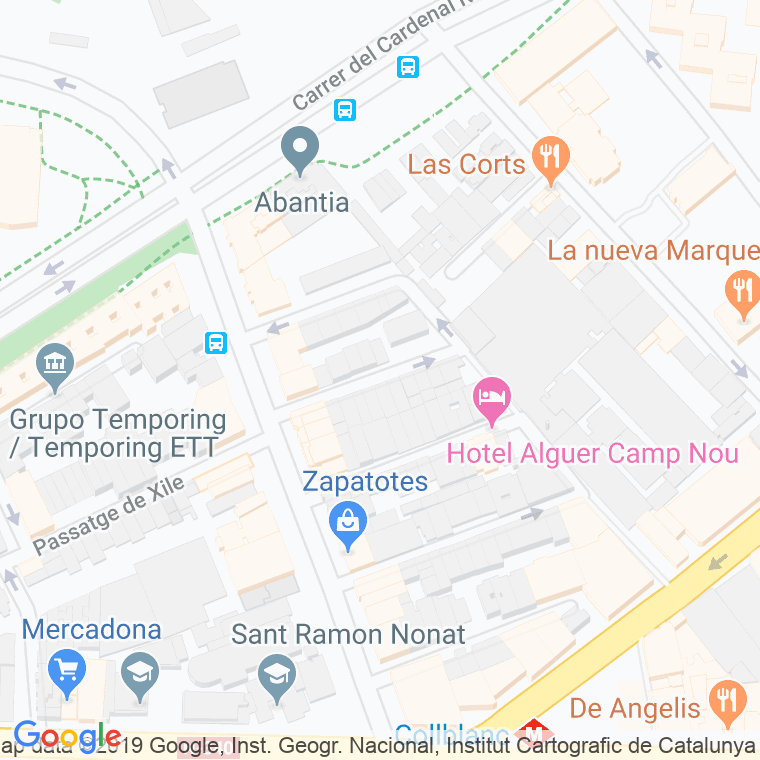 Código Postal calle Madrona Piera, passatge en Barcelona