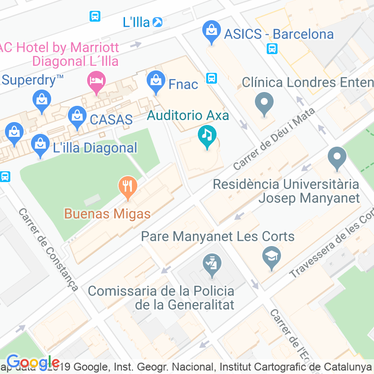 Código Postal calle Prat D'en Rull en Barcelona