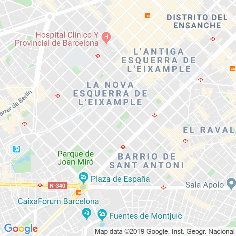 Código Postal calle Viladomat   (Impares Del 199 Al Final)  (Pares Del 188 Al Final) en Barcelona