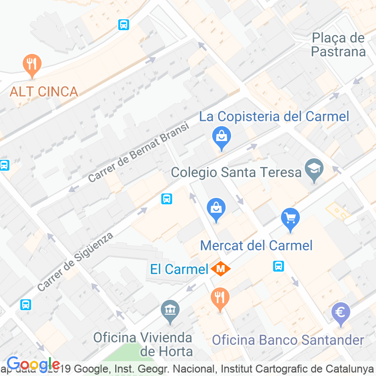 Código Postal calle Calafell, passatge en Barcelona