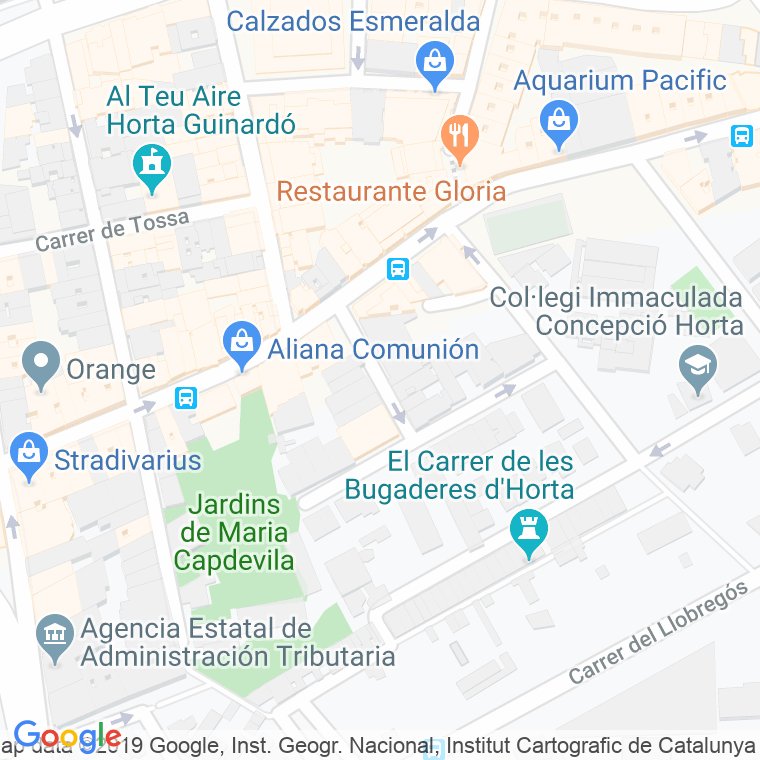 Código Postal calle Capdevila, passatge en Barcelona