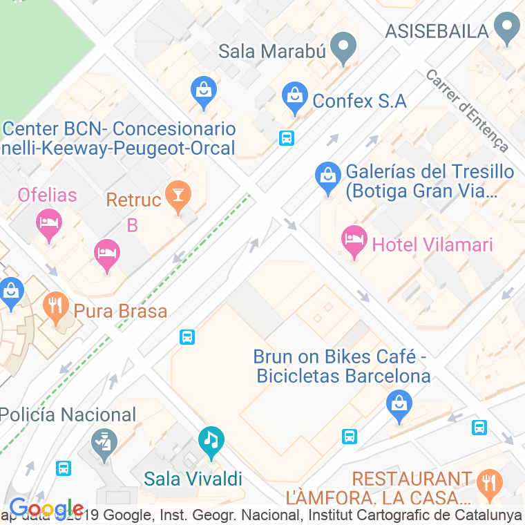 Código Postal calle Mari, De en Barcelona