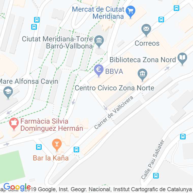 Código Postal calle Moixero en Barcelona