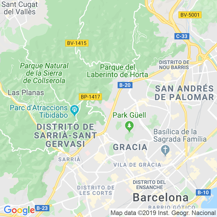 Código Postal calle Can Masdeo, De, torrent en Barcelona