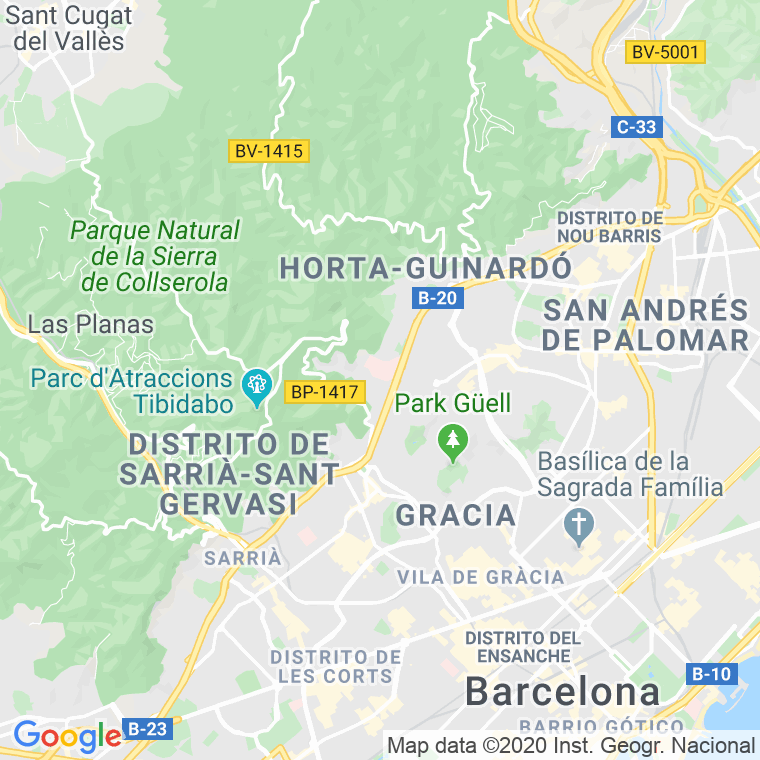 Código Postal calle Cantallops, De, torrent en Barcelona