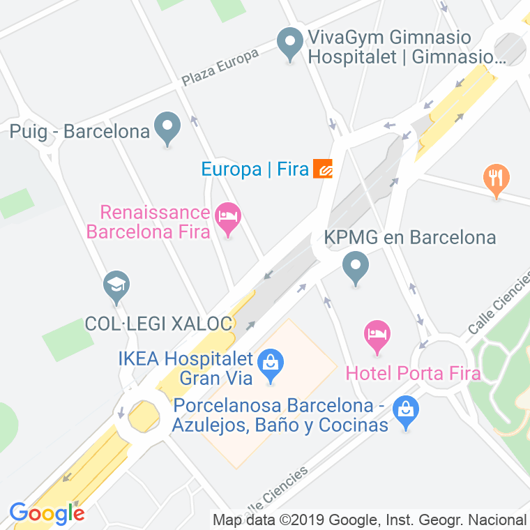 Código Postal calle Europa, D', plaça en Barcelona