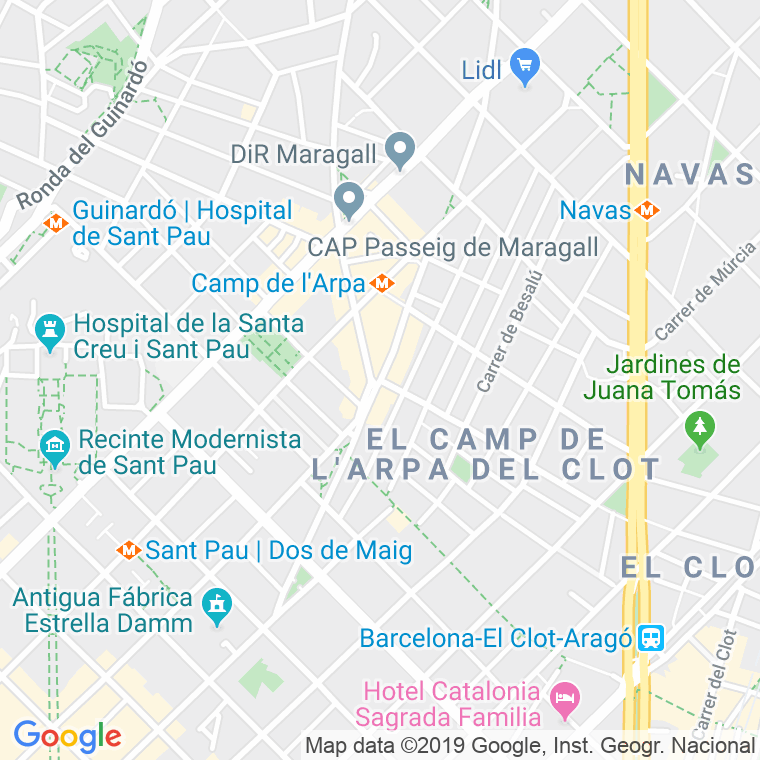 Código Postal calle Freser   (Impares Del 87 Al Final)  (Pares Del 216 Al Final) en Barcelona