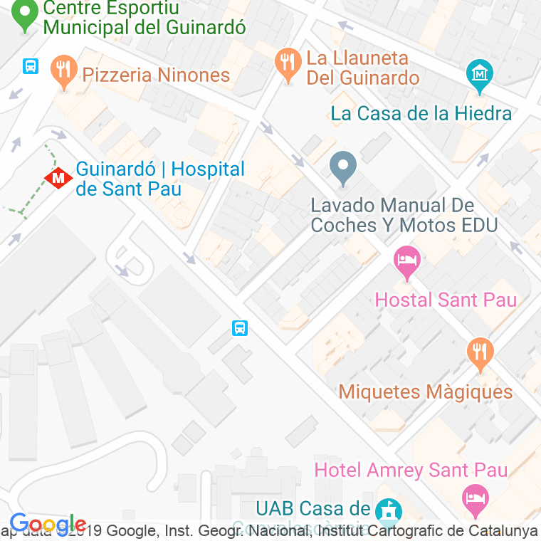 Código Postal calle Garcia Cambra, passatge en Barcelona