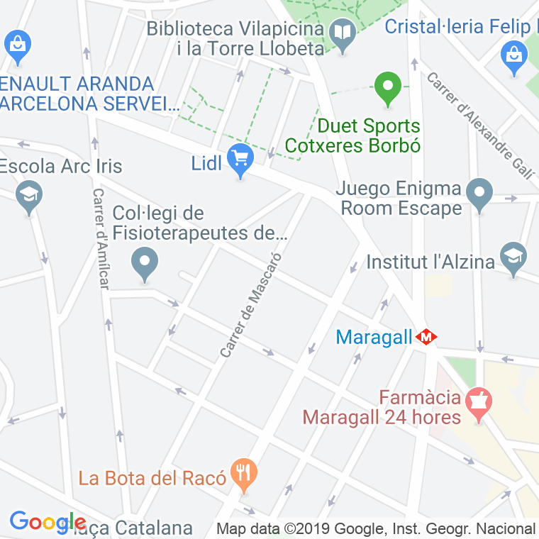 Código Postal calle Lluis Sagnier   (Impares Del 1 Al 19)  (Pares Del 2 Al 14) en Barcelona