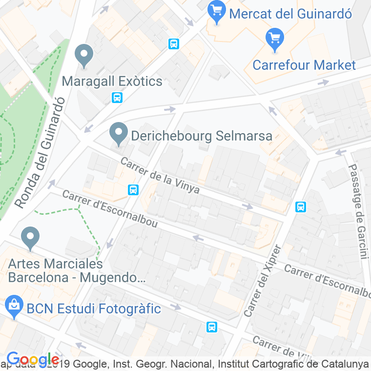 Código Postal calle Vinya, De La en Barcelona
