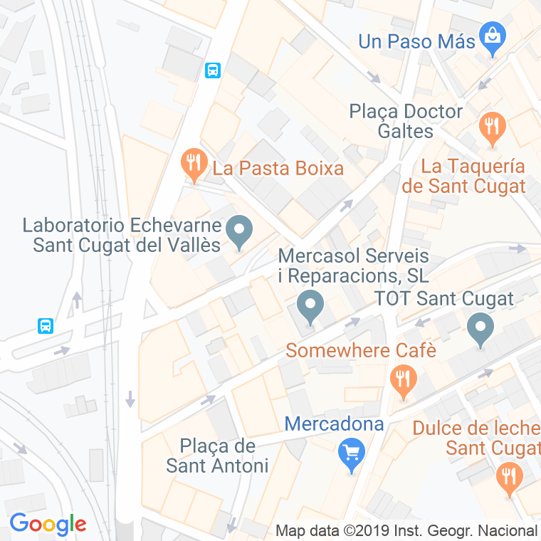 Código Postal calle Martorell, carrer en Sant Cugat del Vallés