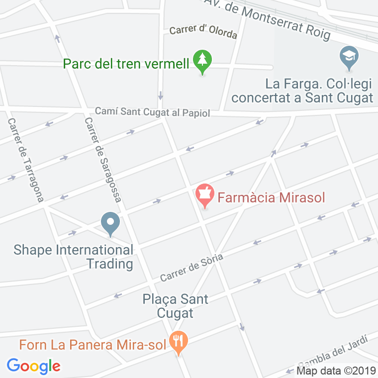 Código Postal calle Lleida, carrer en Sant Cugat del Vallés