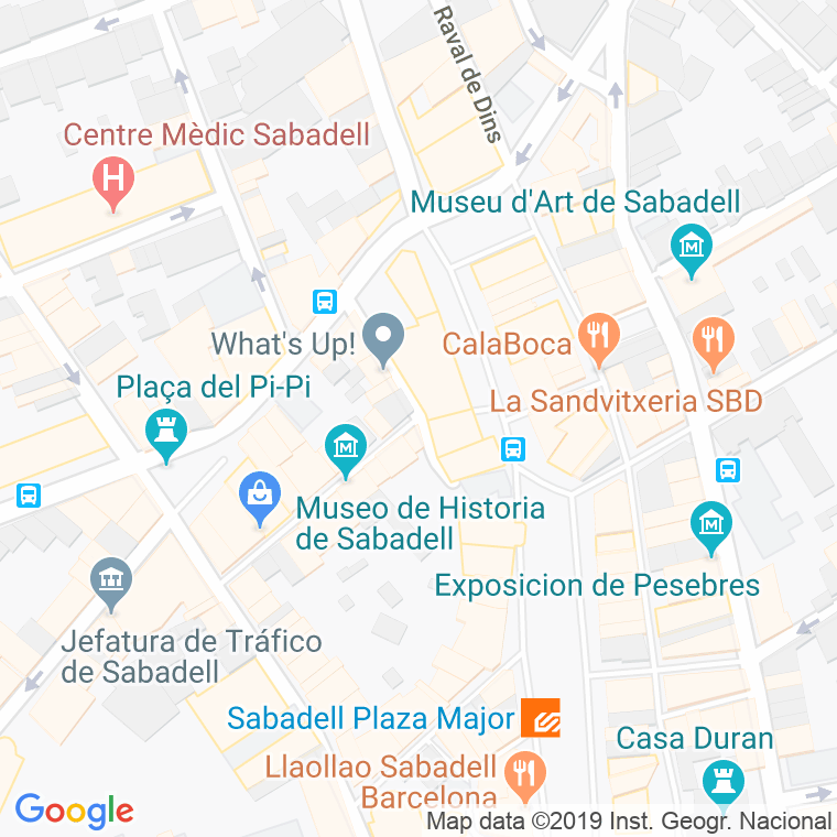 Código Postal calle Jesus en Sabadell