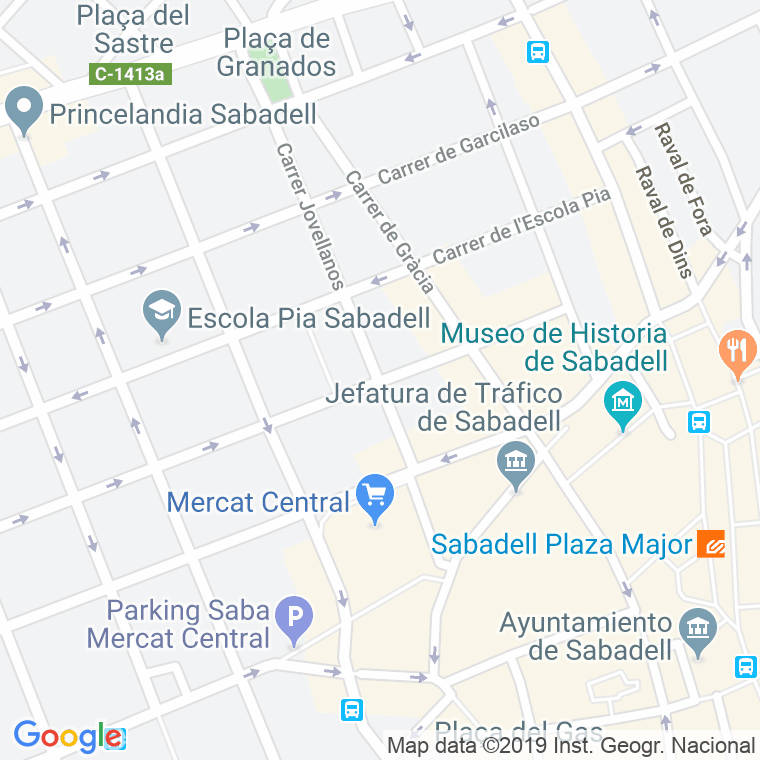 Código Postal calle Jovellanos en Sabadell