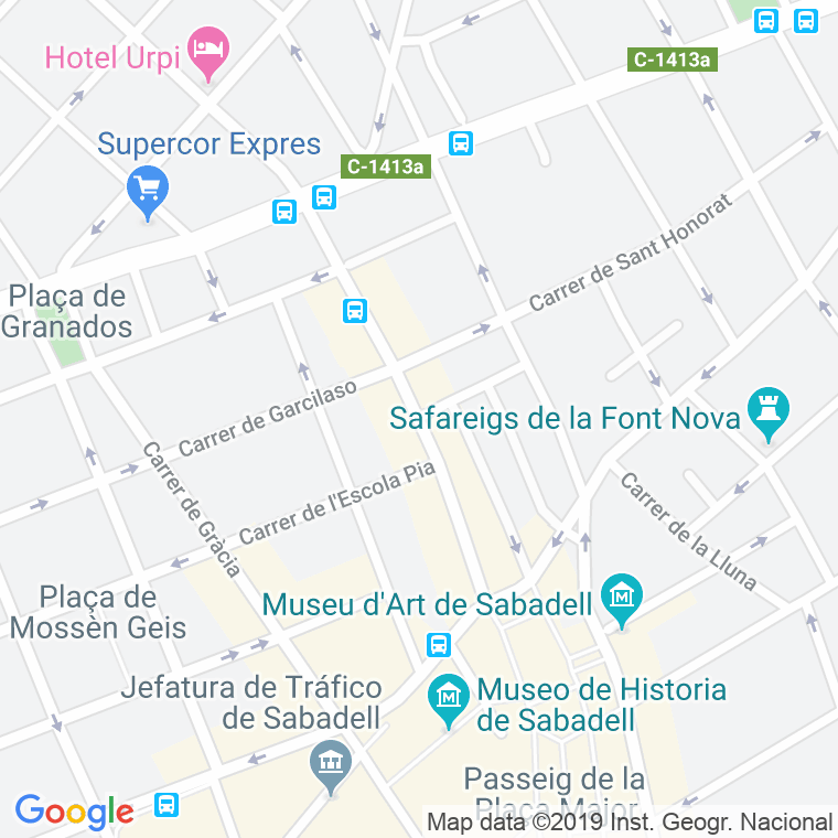 Código Postal calle Massague, via (Impares Del 1 Al Final) en Sabadell