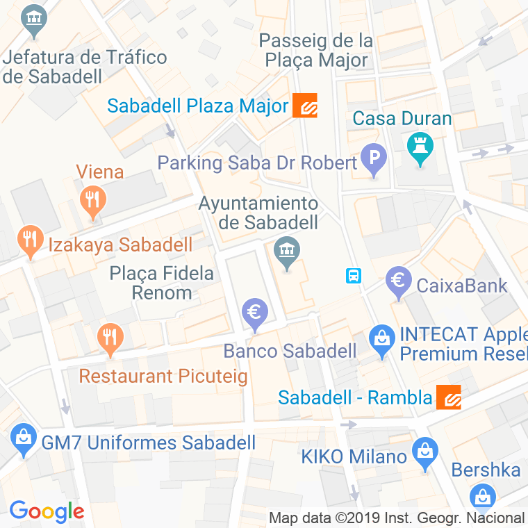 Código Postal calle Sant Roc, plaça en Sabadell