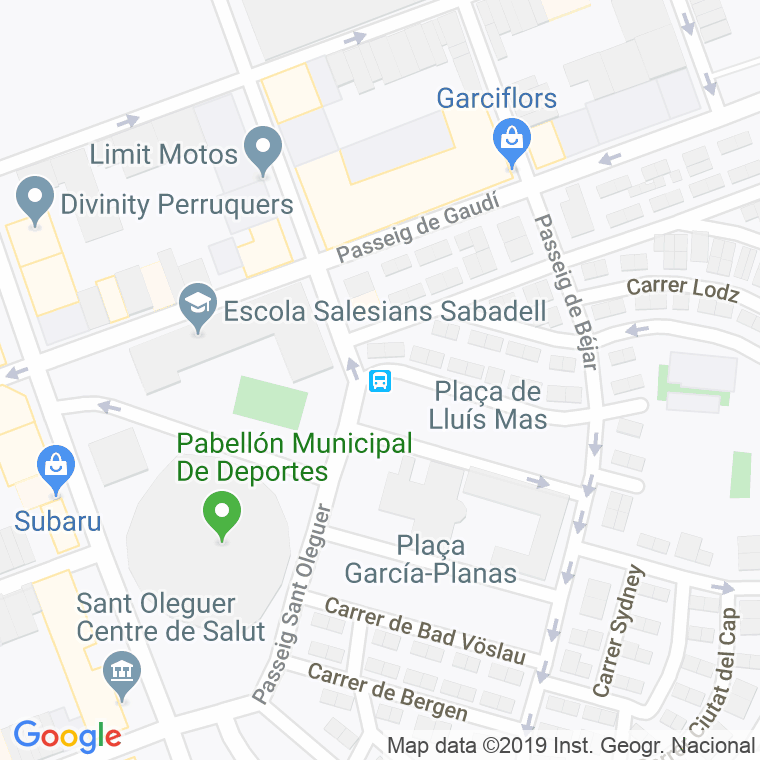 Código Postal calle Barri Sant Oleguer en Sabadell