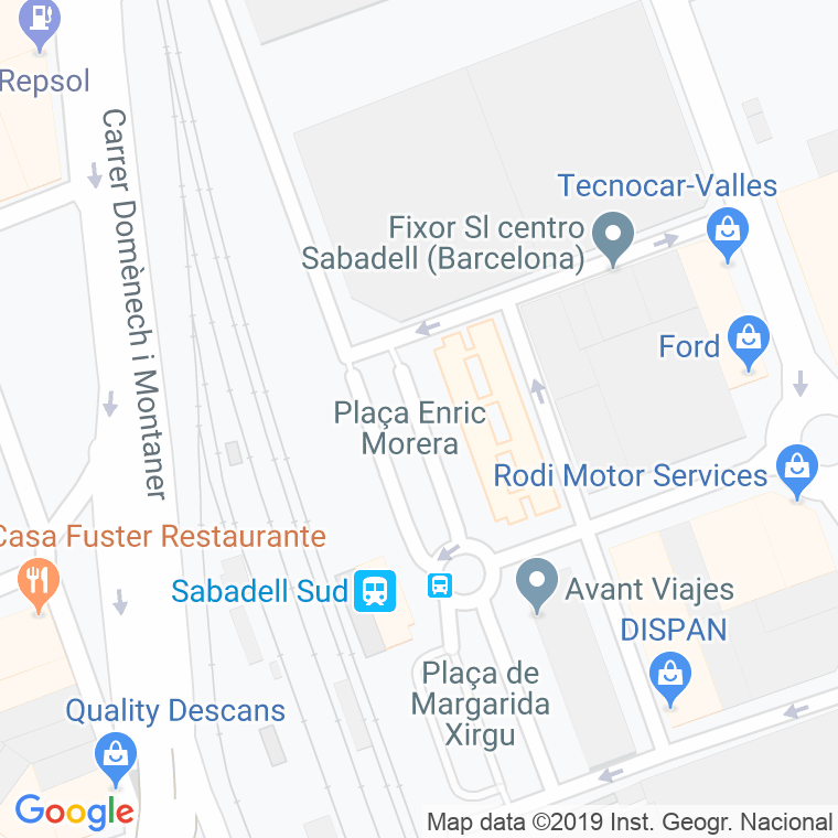 Código Postal calle Enric Morera, plaça en Sabadell