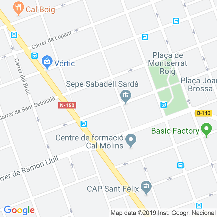 Código Postal calle Ferrer De Blanes en Sabadell