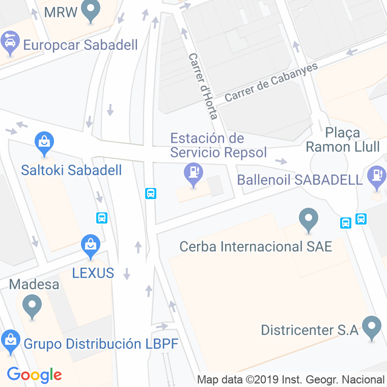 Código Postal calle Joaquin Blume (Ramon Llul Hasta Puig Calafalch) en Sabadell