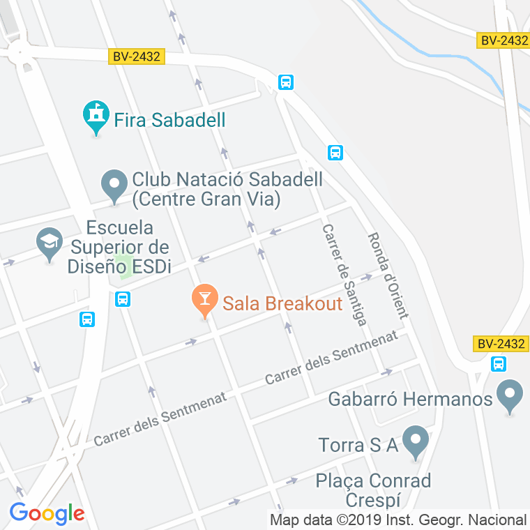 Código Postal calle Laietana, plaça en Sabadell