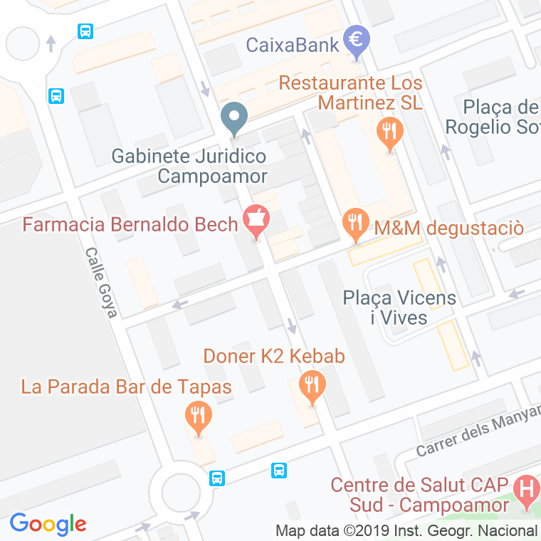 Código Postal calle Fernan Caballero en Sabadell