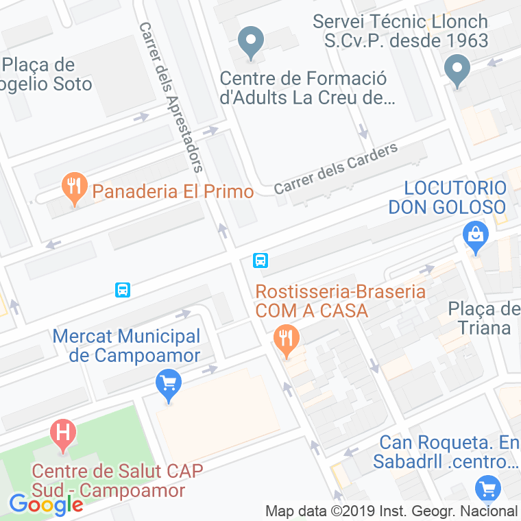 Código Postal calle Poligono Espronceda en Sabadell