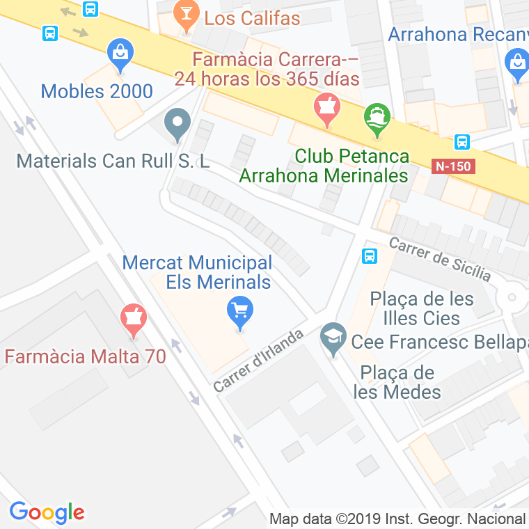 Código Postal calle Conillera en Sabadell