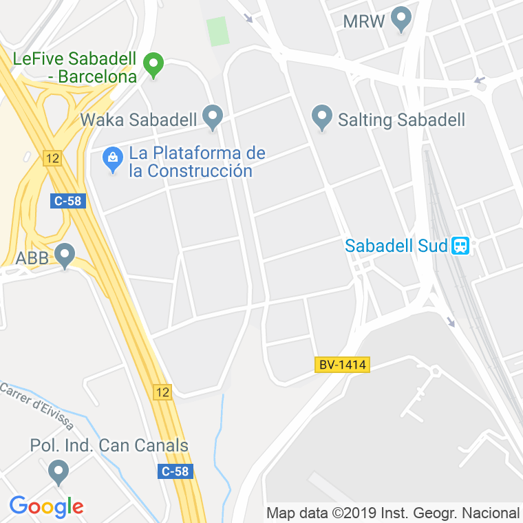 Código Postal calle Costa I Deu en Sabadell