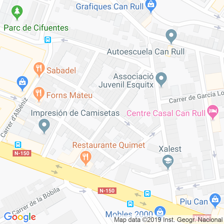 Código Postal calle Beethoven en Sabadell