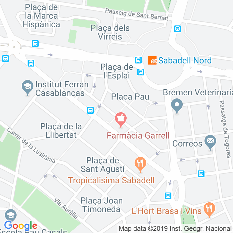 Código Postal calle Estalvi en Sabadell