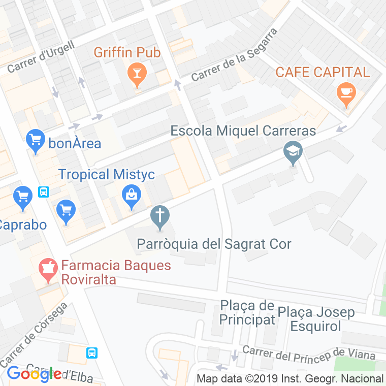 Código Postal calle Balaguer en Sabadell