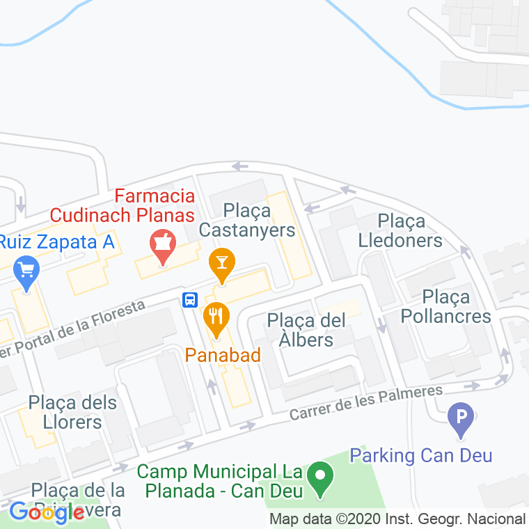 Código Postal calle Castanyers, Dels, plaça en Sabadell