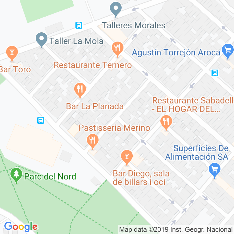 Código Postal calle Forcanada en Sabadell