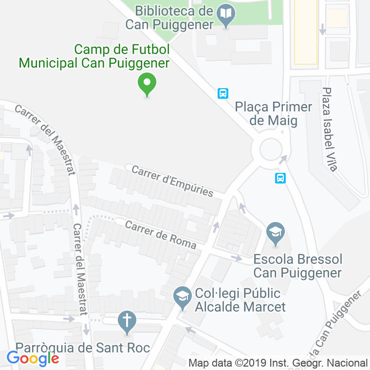 Código Postal calle Empuries en Sabadell