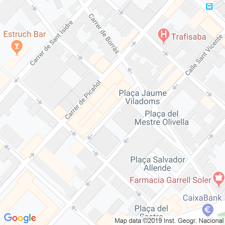 Código Postal calle Ferran Llacer, passatge en Sabadell