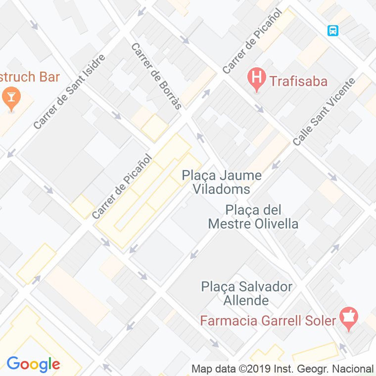 Código Postal calle Jaume Viladoms, plaça en Sabadell