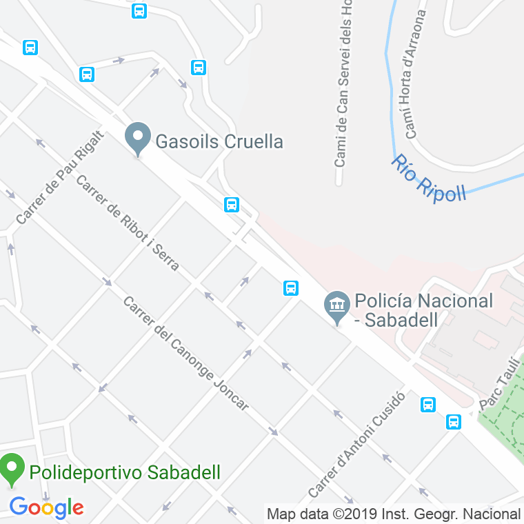 Código Postal calle Notari Herran, passatge en Sabadell