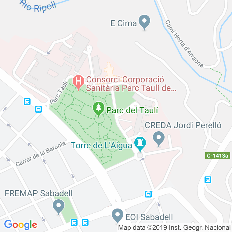 Código Postal calle Parc El Tauli en Sabadell