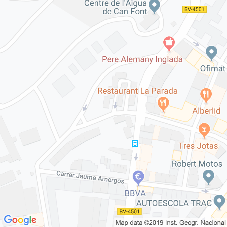 Código Postal calle Berenguer Canet, carrer en Manresa