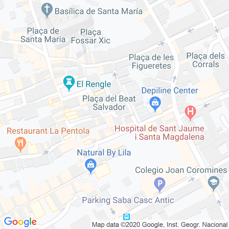 Código Postal calle Beat Salvador, plaça en Mataró