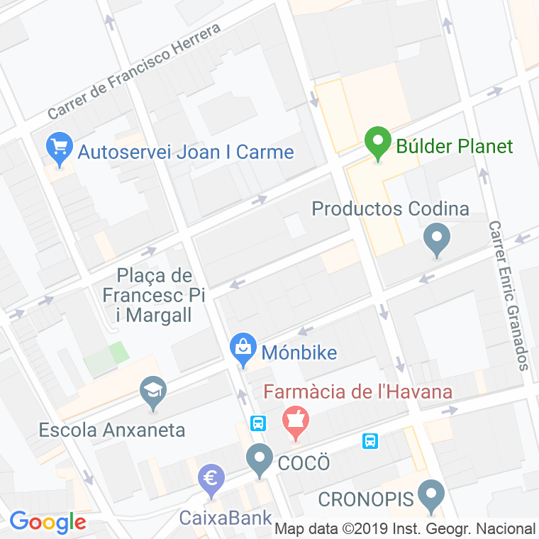 Código Postal calle Felix Campllonch en Mataró