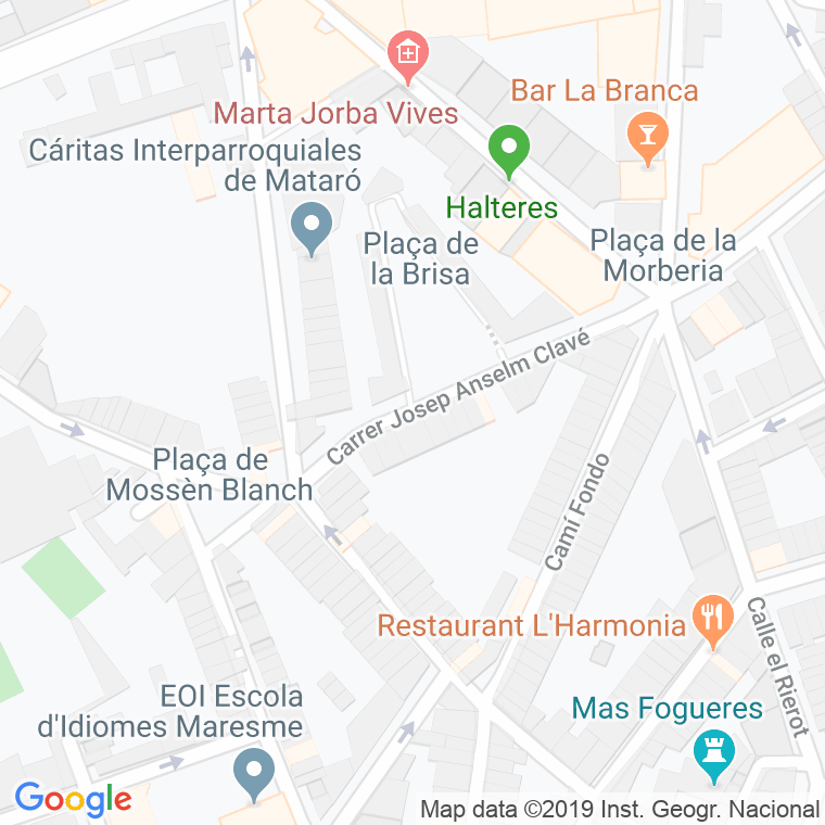 Código Postal calle Josep Anselm Clave en Mataró