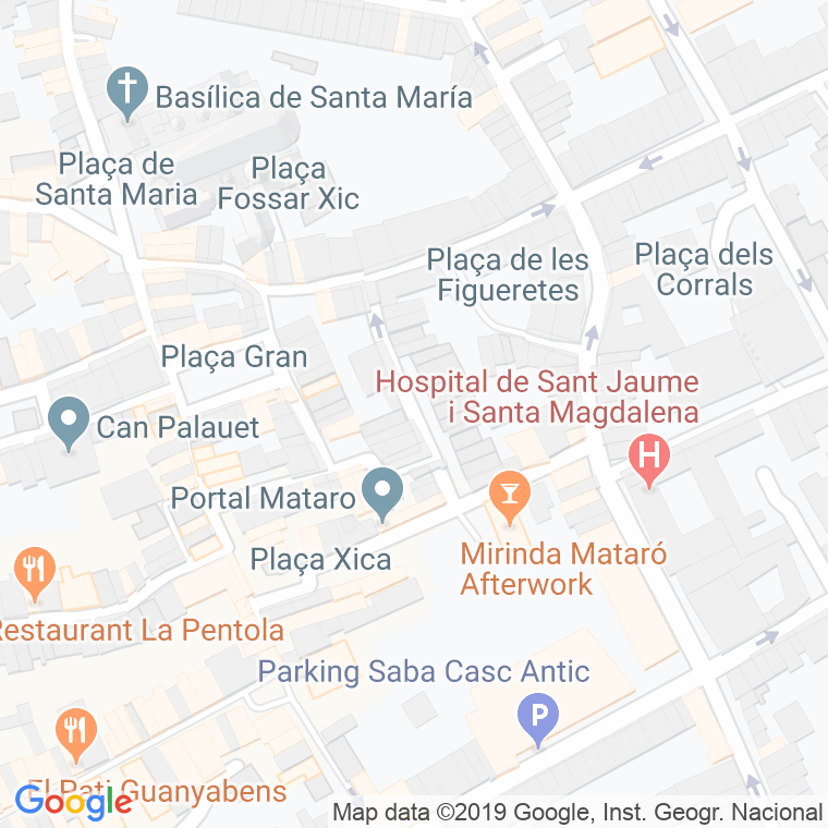 Código Postal calle Palma, La en Mataró