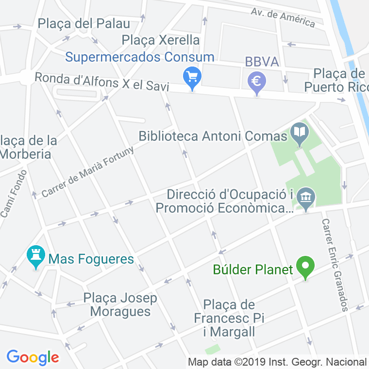 Código Postal calle Prat De La Riba en Mataró