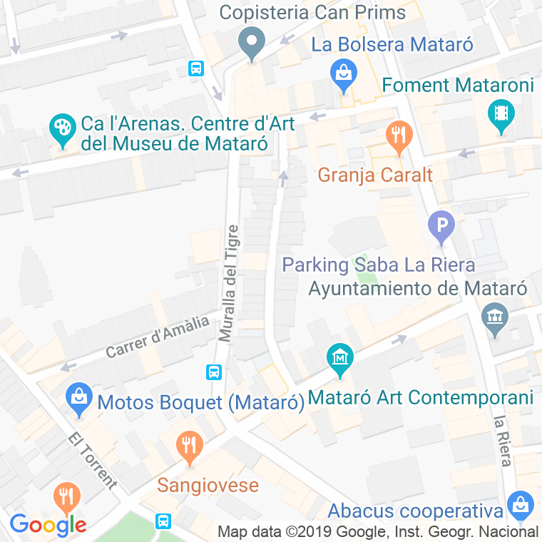 Código Postal calle Moles, D'en en Mataró