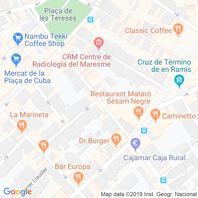 Código Postal calle Montserrat en Mataró